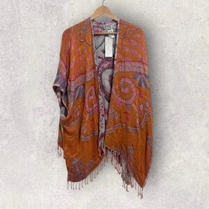 Chico's Multicolor Bohemian Cape